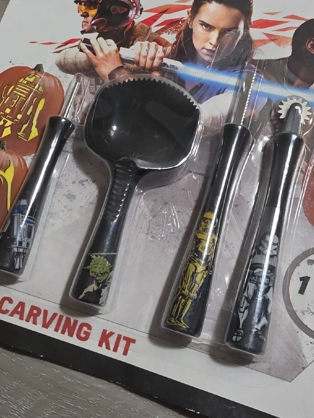 Star Wars Pumpkin Carving Kit - Black Tools - Picture 2 of 4